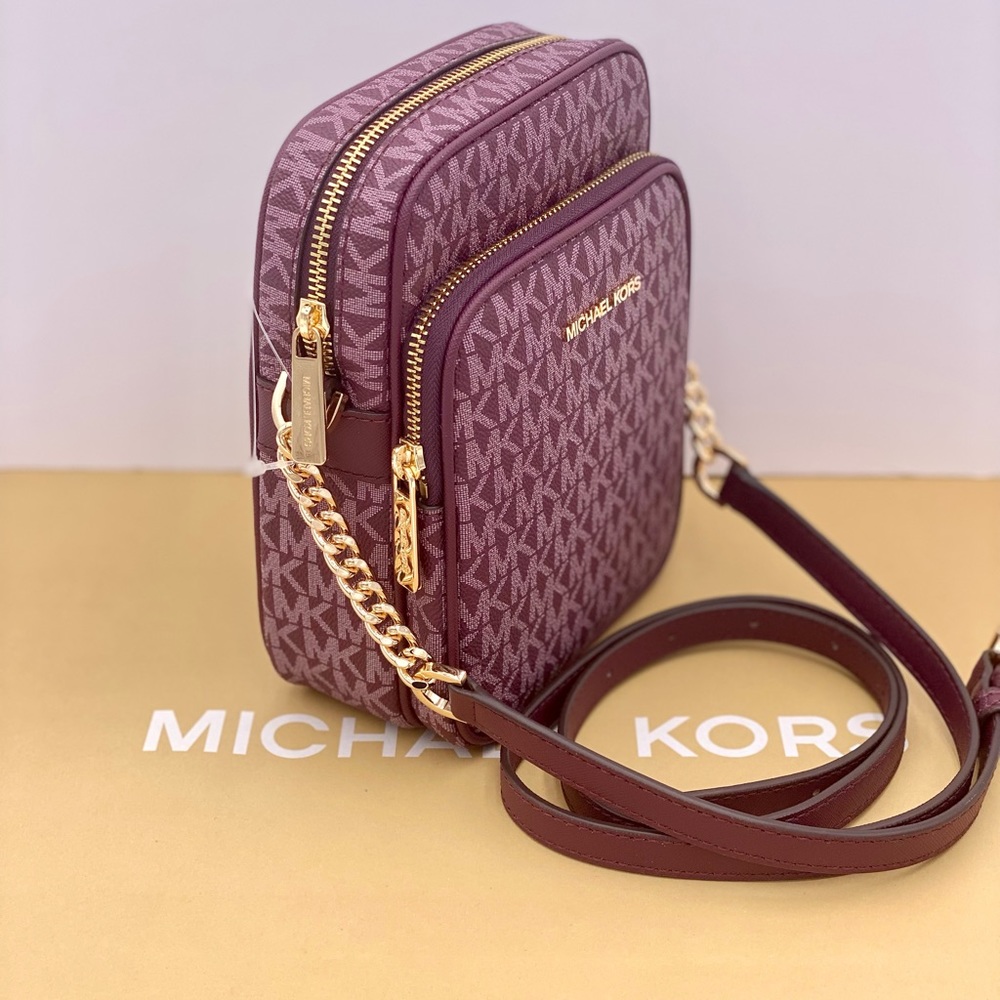 Michael Kors Jet Set Travel MediumLogo Crossbody Bag - Picture 12 of 12